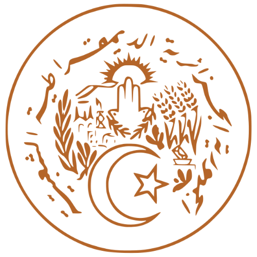 Image showing the big size coat of arms or embelem of Algeria