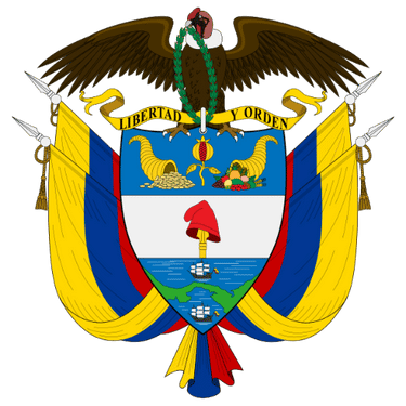 Image showing the Coat of Arms of Colombia