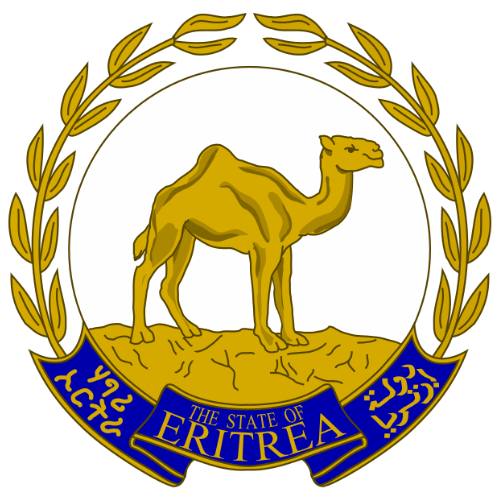 Image showing the big size coat of arms or embelem of Eritrea