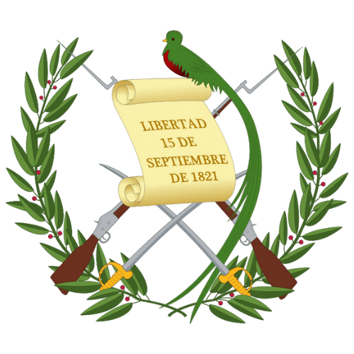 Image showing the big size coat of arms or embelem of Guatemala
