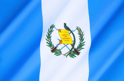 Image illustrating the big size flag of Guatemala