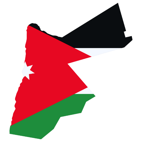 Pictorial representation of big size map of Jordan