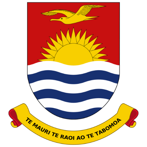 Image showing the big size coat of arms or embelem of Kiribati