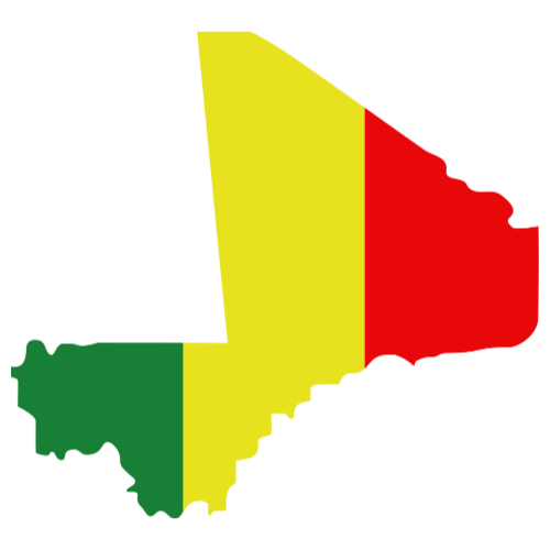 Pictorial representation of big size map of Mali