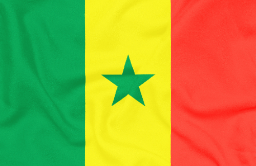 Image illustrating the big size flag of Senegal