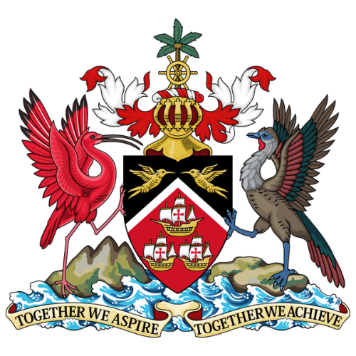 Image showing the big size coat of arms or embelem of Trinidad and Tobago