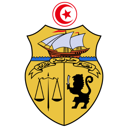Image showing the big size coat of arms or embelem of Tunisia