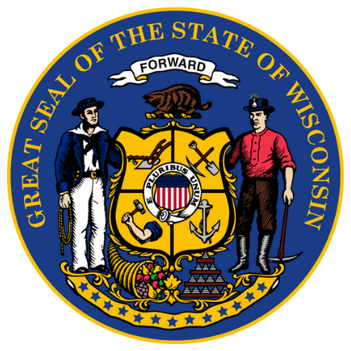 Image showing the state seal of Wisconsin